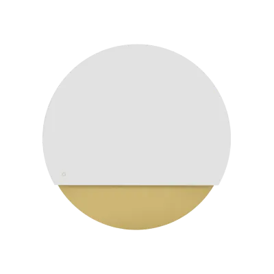 Ciarko - Okap przyścienny Eclipse White/Gold