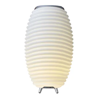 Kooduu - Lampa LED z głośnikiem i coolerem na napoje SYNERGY 65 Biała