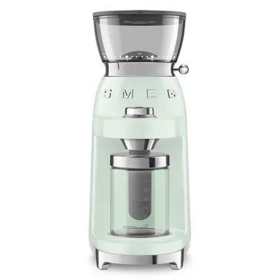 Smeg - Młynek do kawy 50's Retro Style CGF03PGEU Pastelowa Zieleń
