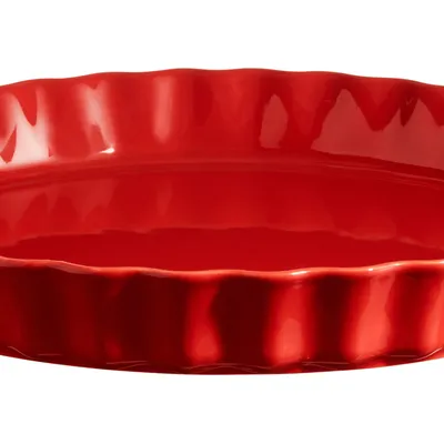 Emile Henry - Naczynie do tarty 29 cm Czerwone