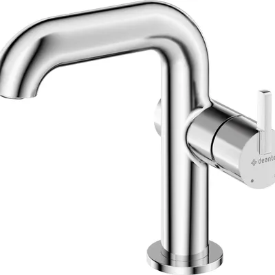 Deante - Bateria umywalkowa z prostokątną wylewką silia chrom