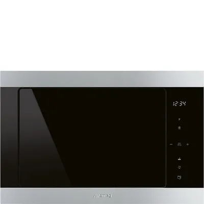 Smeg - Kuchenka mikrofalowa do zabudowy FMI325X1 Classica Stal nierdzewna