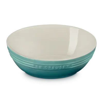 Le Creuset - Owalna Miska do Serwowania Kamionka 3,2 L Bleu Riviera