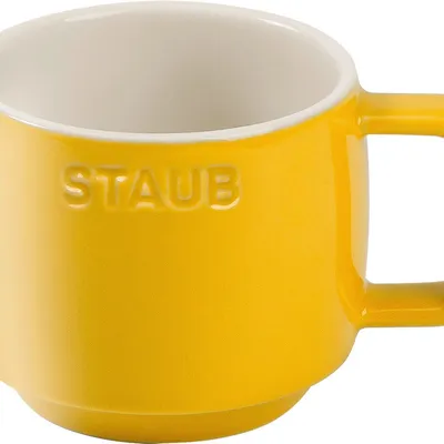 Staub - Kubek ceramiczny Serving 250 ml Żółty