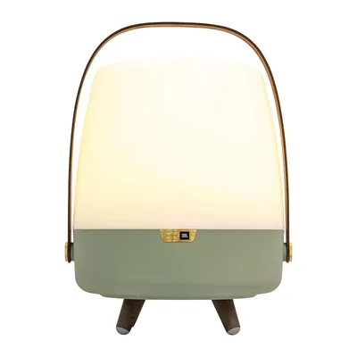 Kooduu - Lampa przenośna z głośnikiem Lite-Up Play Ciemnozielona