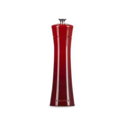 Le Creuset - Minimalistyczny młynek do pieprzu 21 cm wiśniowy