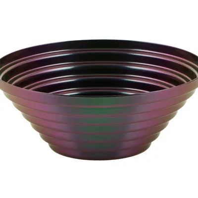 Alessi - Kosz stalowy 20 cm MAYA Purplegreen