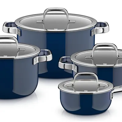 WMF - Zestaw 4 naczyń Fusiontec Mineral Pro OCEAN BLUE