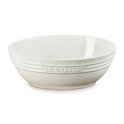 Le Creuset - Owalna Miska do Serwowania Kamionka 3,2 L meringue