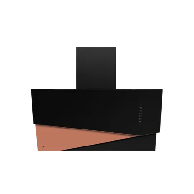 Ciarko - Okap przyścienny Trio Black/Rose Gold