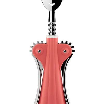 Alessi - Korkociąg skrzydełkowy ANNA G. Różowy
