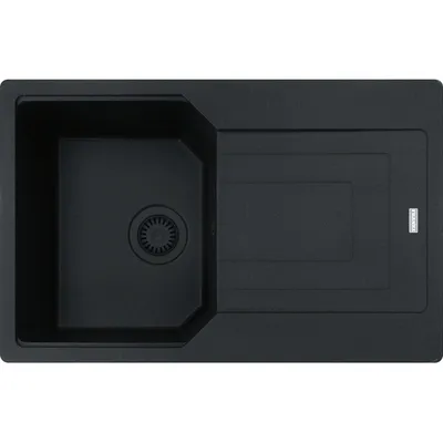 FRANKE - Zlewozmywak wbudowywany Urban UBG 611-78 Onyx / Czarny odpływ