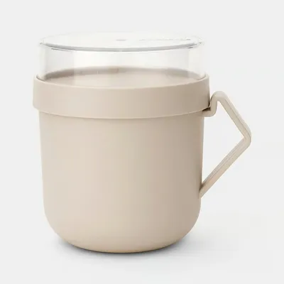 Brabantia - Kubek na zupę Make & Take 600ml Soft Beige