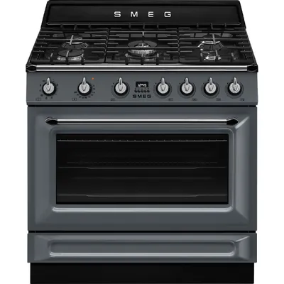 Smeg - Kuchnia wolnostojąca Victoria TR90GMGR Niebieskoszara