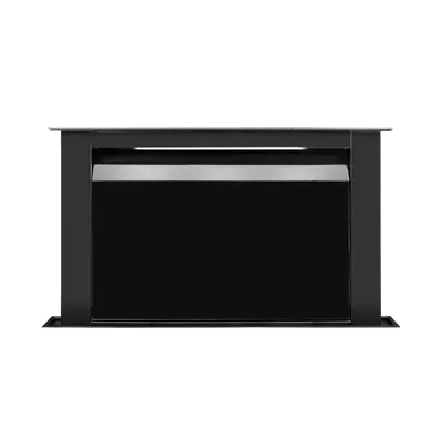 Ciarko - Okap nablatowy 60 cm Moondraft Matte Black/Black Glass