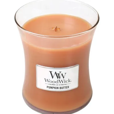 WoodWick - Świeca Średnia Pumpkin Butter 100h