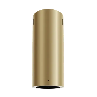Ciarko - Okap wyspowy Tubus W Gold Steel