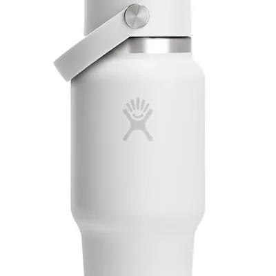 Hydro Flask - Butelka Wide Flex Straw Cap Travel Bottle 24oz White