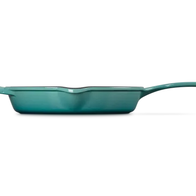 Le Creuset - Głęboka patelnia do smażenia i serwowania żeliwo bleu riviera