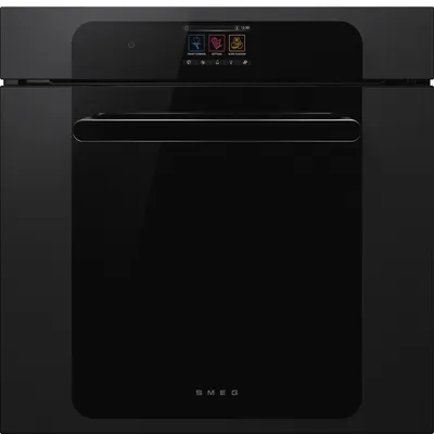 Smeg - Piekarnik elektryczny z funkcją mikrofali Musa SO6204M2PB Czarny