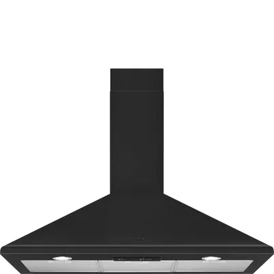 Smeg - Okap przyścienny KSED95MBL Victoria Czarny mat