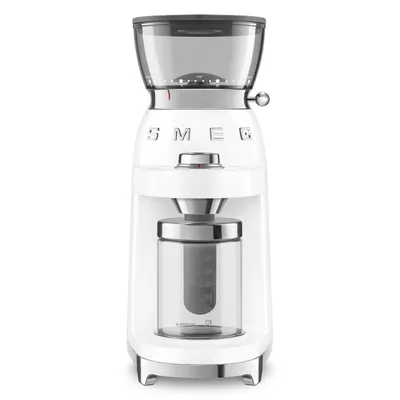 Smeg - Młynek do kawy 50's Retro Style CGF03WHEU Biały