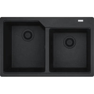 FRANKE - Zlewozmywak wbudowywany Urban UBG 620-36-33 Onyx / Czarny odpływ