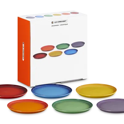 Le Creuset - Zestaw 6 talerzyków Coupe Rainbow