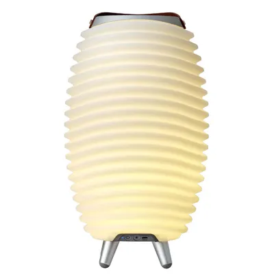 Kooduu - Lampa LED z głośnikiem i coolerem na napoje SYNERGY 35 Biała