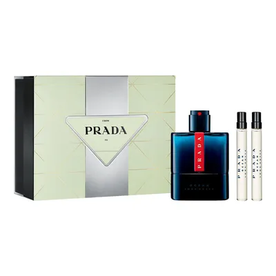 Prada Luna Rossa Ocean zestaw - woda toaletowa 100 ml + woda toaletowa 10 ml + woda toaletowa 10 ml