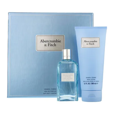 Abercrombie & Fitch First Instinct Blue woman zestaw - woda perfumowana 50 ml + balsam do ciała 200 ml