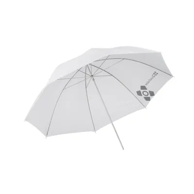 Parasolka Quadralite biała przezroczysta 120cm