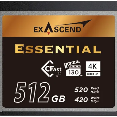 Karta pamięci ExAscend Essential CFast 2.0 - 512GB
