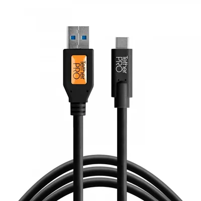Tether Tools TetherPro USB 3.0 - USB-C 4,6m czarny