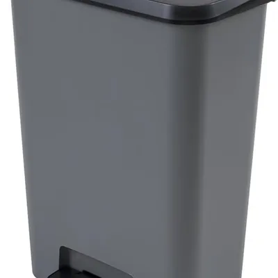 Kosz Na Śmieci 2x23L Compatta z Pedałem Szary /Curver 249813