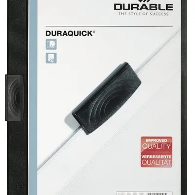 Skoroszyt Zaciskowy A4 PVC Duraquick Czarny /Durable 227001