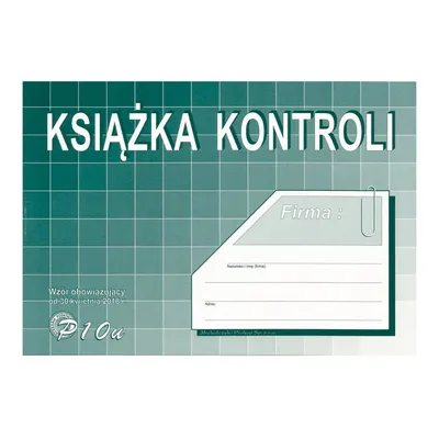 Książka Kontroli A5 Offset P10u /MiP