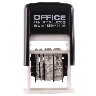 Datownik 4mm PL Czarny /Office Products