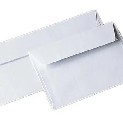 Koperta Ozdobna Millenium C6 120g 114x162mm 10szt. Biały /Argo 282101