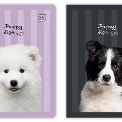 Zeszyt A5 32 kol3= 70g UV Puppy Sign