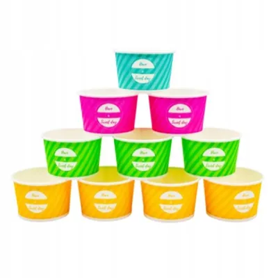 Pojemnik Papierowy na Lody 160ml Bio Sweet Day 50szt. /Love Nature