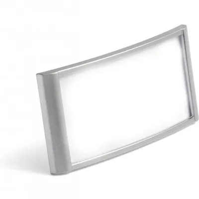 Identyfikator z Magnesem Classic 34x74mm 10szt. Srebrny /Durable 854223