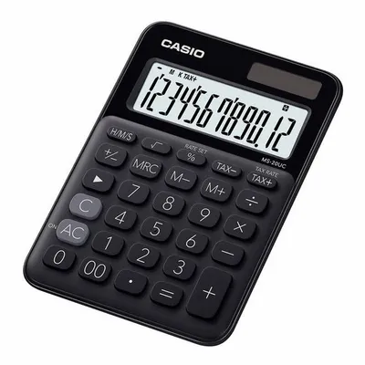 Kalkulator Casio MS-20UC-BK Czarny