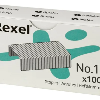 Zszywki Rexel Nr 16 24/6 1000Szt. Srebrne