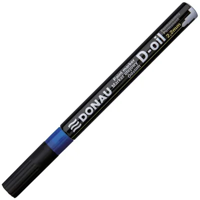Marker Olejowy Donau D-Oil Okrągły 2,2mm Niebieski