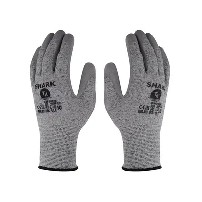 Rękawice TK Shark Antyprzecięciowe Rozm. 7 Szare /TK GLOVES
