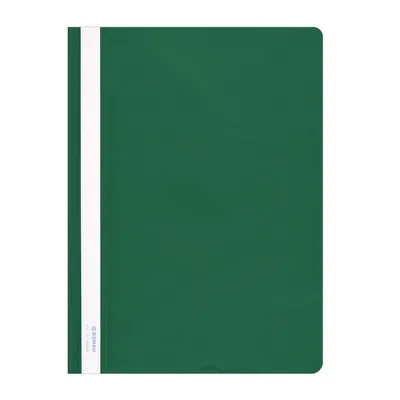 Skoroszyt PVC Twardy Zielony