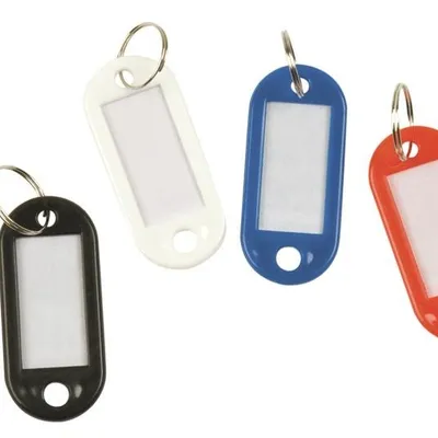 Zawieszki Na Klucze Q-Connect 50X22mm 100Szt. Czerwone