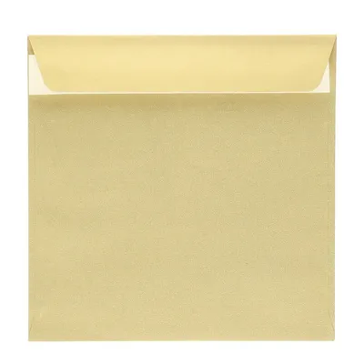 Koperta Ozdobna Pearl Złoty 120g 145x145mm 10szt. /Argo 280715