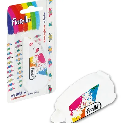 Wzorki w taśmie Fiorello 6mmx 4m GR-FT3 Świnka